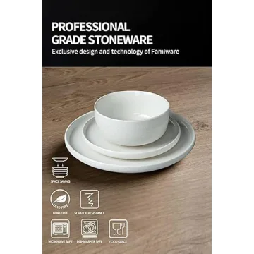 Famiware Milkyway Plates and Bowls Set for 4