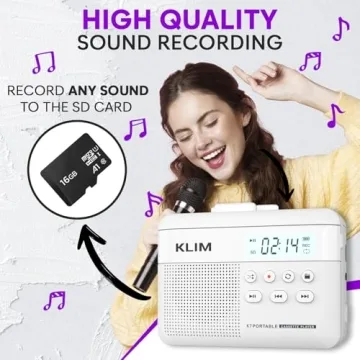 KLIM K7 Cassette to MP3 Converter & Portable Player