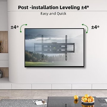 Full Motion TV Wall Mount for 37"-86" Flat Screens
