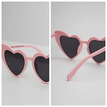 Pergozo Pink Heart Sunglasses Set for Bachelorette Parties