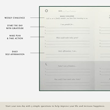 The Gratitude Journal for Happiness and Positivity