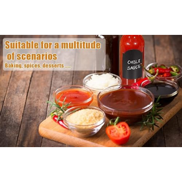 Maredash Mini Bowls 4 Inch Glass Bowls for Kitchen Prep