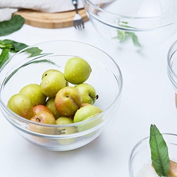 Maredash Mini Bowls 4 Inch Glass Bowls for Kitchen Prep