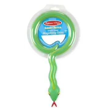 Melissa & Doug Sunny Patch Shimmy Snake Magnifying Glass With Shatterproof Lens