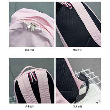 Hello Kitty Embroidered PU Women's Shoulder Bag - Pink