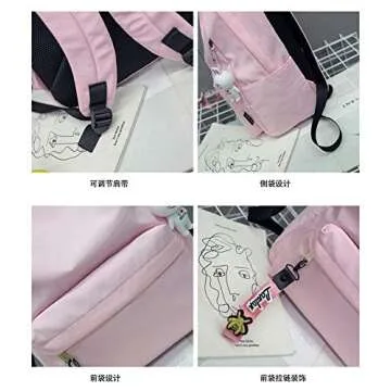 Hello Kitty Embroidered PU Women's Shoulder Bag - Pink