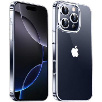 Mkeke Clear Case for iPhone 16 Pro - Military-Grade Shockproof Protection