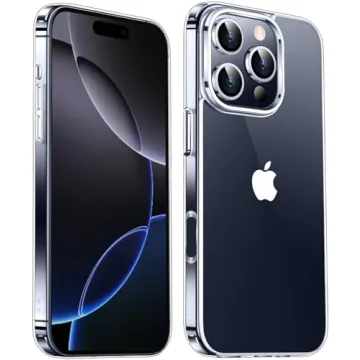 Mkeke Clear Case for iPhone 16 Pro - Military-Grade Shockproof Protection