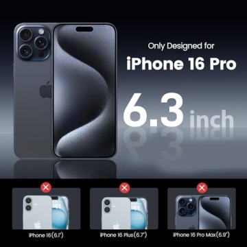 Clear iPhone 16 Pro Case - Military Drop Protection