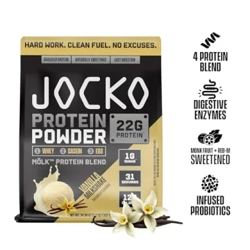 Jocko Mölk Whey Protein Powder 22g Protein Low Sugar Blend