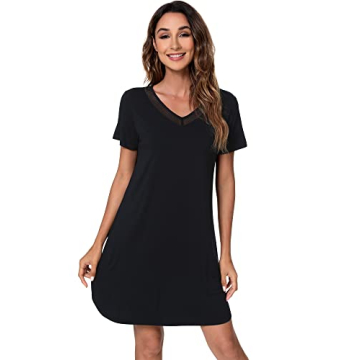 WiWi Bamboo Viscose Nightgowns - Ultra-Soft Sleepwear for Women