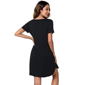 WiWi Bamboo Viscose Nightgowns Soft Women's Sleepwear