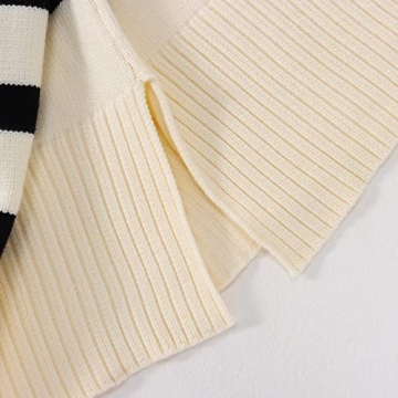 BOUTIKOME Women's Striped Sweater Soft Stylish Versatile