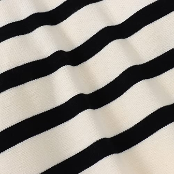 BOUTIKOME Women's Striped Sweater Soft Stylish Versatile