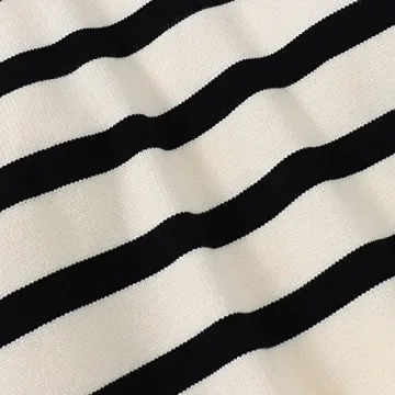 BOUTIKOME Women's Striped Sweater Soft Stylish Versatile