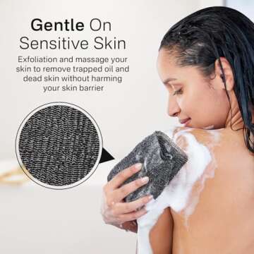 Yiclick Exfoliating African Net Sponge for Radiant Skin