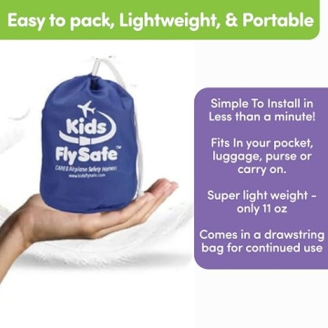 CARES Airplane Safety Travel Harness for Kids - Lightweight and Portable
