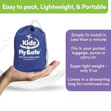 CARES Airplane Safety Travel Harness for Kids - Lightweight and Portable