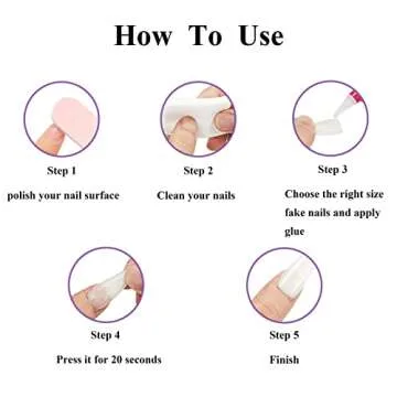 MERVF Almond Press on Nails Medium White French Tip Fake Nails Nude Stiletto Acrylic Nails Glossy 24pcs False Nails with Pearls Designs Glue on Nails Press ons