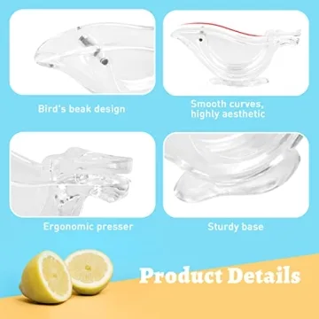 HNQH Acrylic Lemon Squeezer for Effortless Juicing
