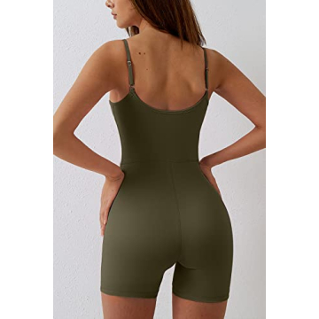 Stylish QINSEN Bodycon Spaghetti Strap Romper for Women