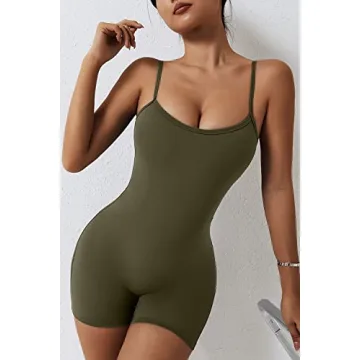 Stylish QINSEN Bodycon Spaghetti Strap Romper for Women