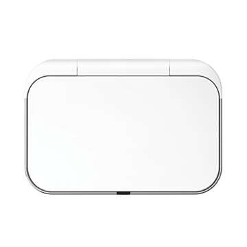 simplehuman 58 Liter / 15.3 Gallon Rectangular Voice and Motion Sensor Automatic Kitchen Trash Can