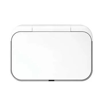 simplehuman 58 Liter / 15.3 Gallon Rectangular Voice and Motion Sensor Automatic Kitchen Trash Can