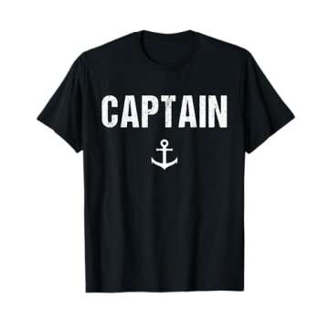 Captain Boat Owner Novelty Gift T-Shirt - Perfect for Every Nautical Adventure