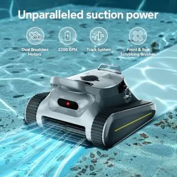 Cordless Robotic Pool Cleaner for Easy Maintenance