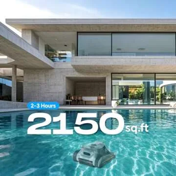 Cordless Robotic Pool Cleaner for Easy Maintenance