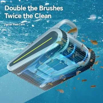 Cordless Robotic Pool Cleaner for Easy Maintenance