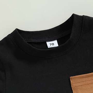 Toddler Baby Boy Summer Outfit - 2 Piece Top & Shorts