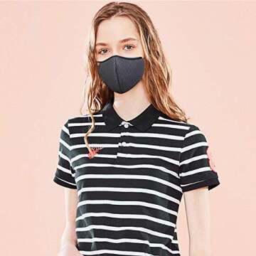 ALTRIGA Stylish Mesh Face Mask - Reusable & Breathable