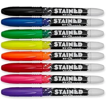Sharpie Stained Fabric Markers with Brush Tip - 8 Count