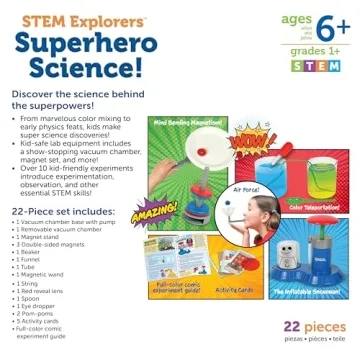 Learning Resources Superhero Science Kit for Kids 6+