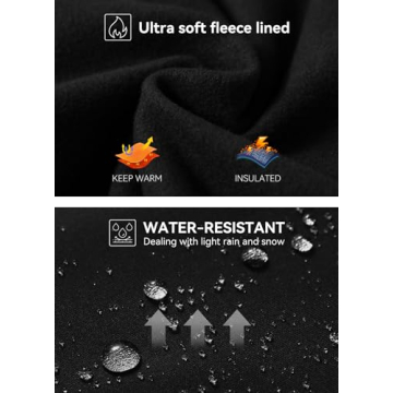 Fleece Lined Waterproof Women's Leggings for Winter