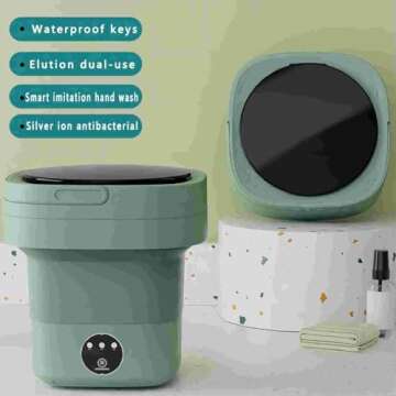 Portable 8L Mini Washing Machine for Camping & Travel