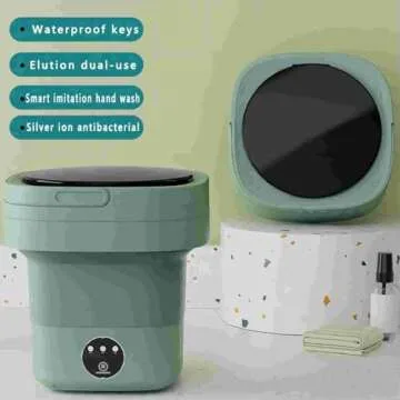 Portable 8L Mini Washing Machine for Camping & Travel