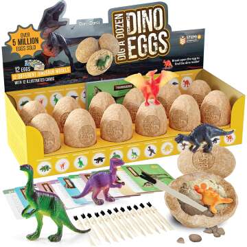 Dino Egg Dig Kit - STEM Educational Toy for Kids