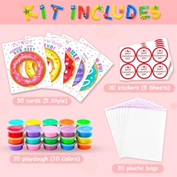 Valentine's Day Playdough Gift Set for Kids