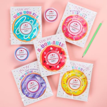 Valentine's Day Playdough Gift Set for Kids