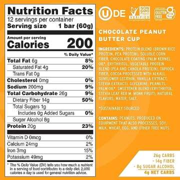 No Cow High Protein Bars - Low Sugar, Vegan Snack