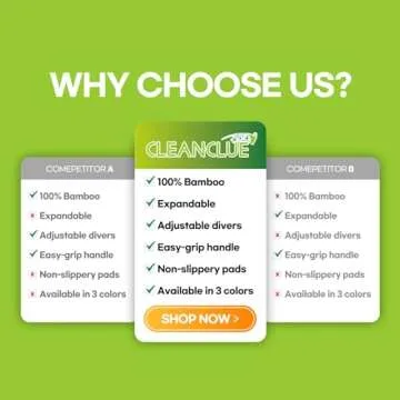 Cleanclue Expandable Kitchen Cabinet Organizer for Food Storage Container Lids, Bamboo Drawer Caddy Adjustable Dividers, Box for Kitchen Storage and Organization, Lids Organizer for Cabinet (Natural)