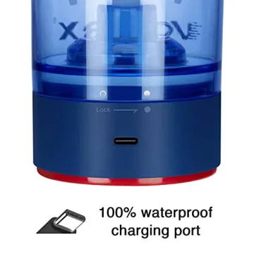 VOLTRX VortexBoost Electric Shaker Bottle for Smooth Protein Shakes