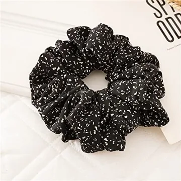 Large satin Scrunchies XL Silk Oversized Scrunchie for Thick long Hair Scrunchy Bobbles Hair Ties Jumbo for Women Girls
