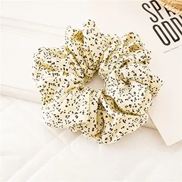 Large satin Scrunchies XL Silk Oversized Scrunchie for Thick long Hair Scrunchy Bobbles Hair Ties Jumbo for Women Girls