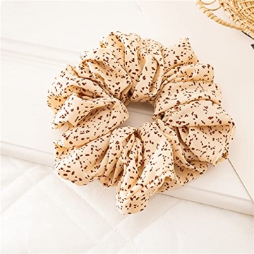 Large satin Scrunchies XL Silk Oversized Scrunchie for Thick long Hair Scrunchy Bobbles Hair Ties Jumbo for Women Girls