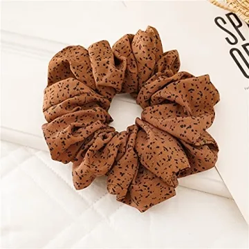 Large satin Scrunchies XL Silk Oversized Scrunchie for Thick long Hair Scrunchy Bobbles Hair Ties Jumbo for Women Girls