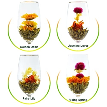Blooming Tea Flowers - 12pcs Premium Floral Tea Collection